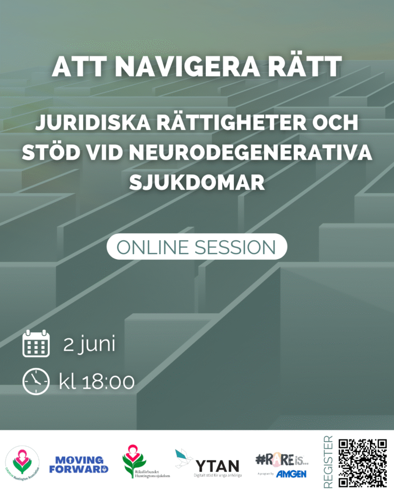 Att navigera rött - Juridiska rättigheter och stld vid neurodegenerativa sjukdomar - Online Session 2 juni kl 18:00