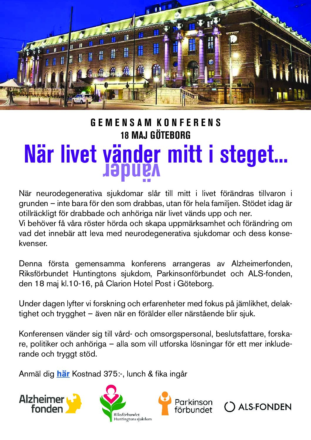 Inbjudan den 18 maj i Gbg